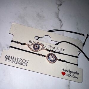 GREEK INSPIRED EVIL EYE BRACELET SET